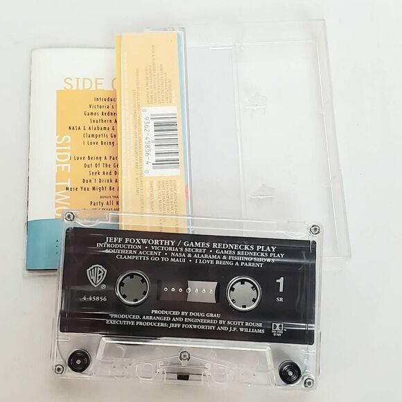 Jeff Foxworthy - Games Rednecks Play [Cassette Tape] Warner Bro. 1995 - Picture 4 of 5